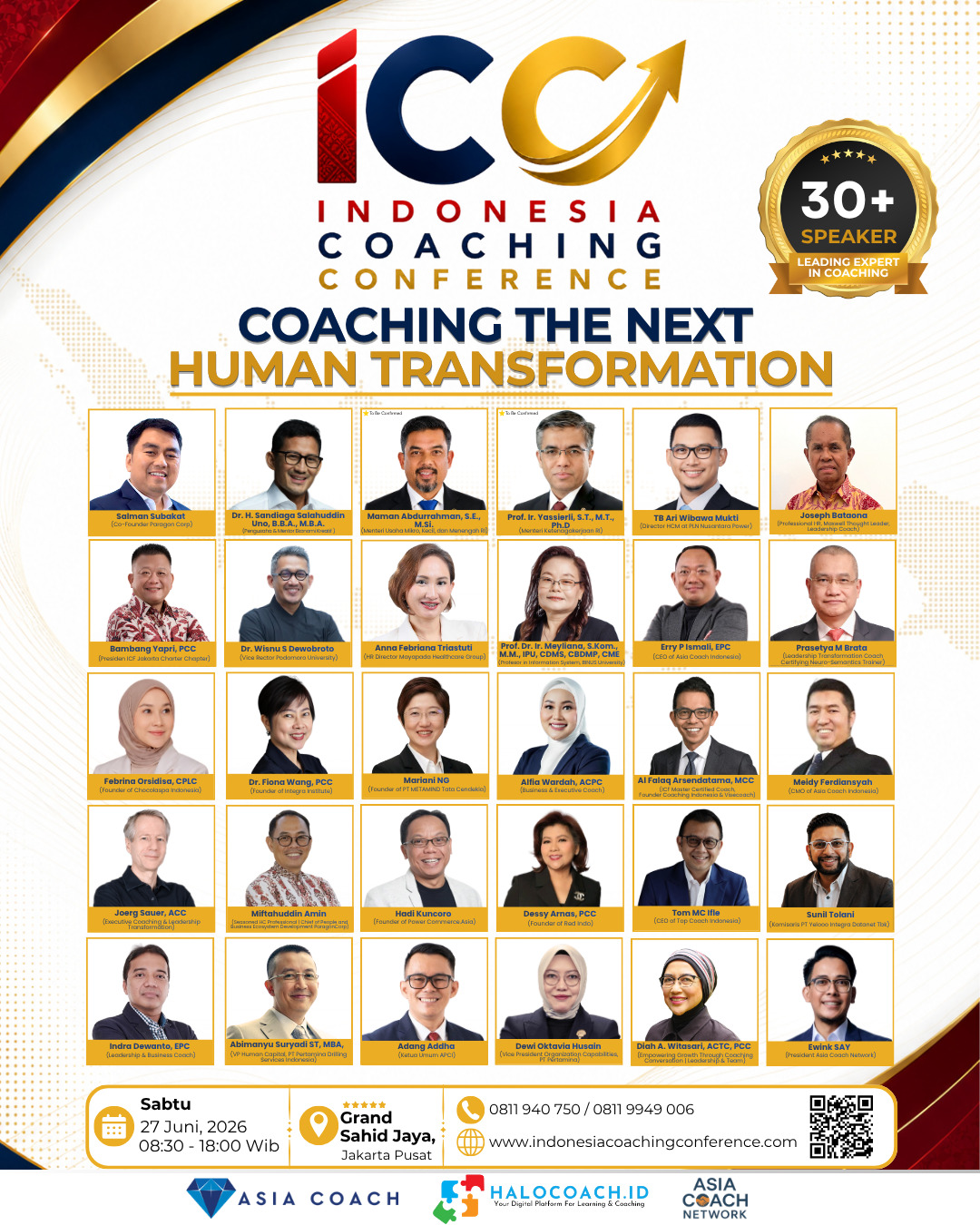 Flyer Indonesia Coaching Conference 2026